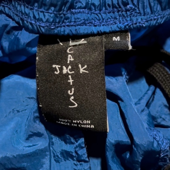 Travis Scott X Mcdonald's All American '92 Il Nylon Pants Blue - Picture 9 of 12